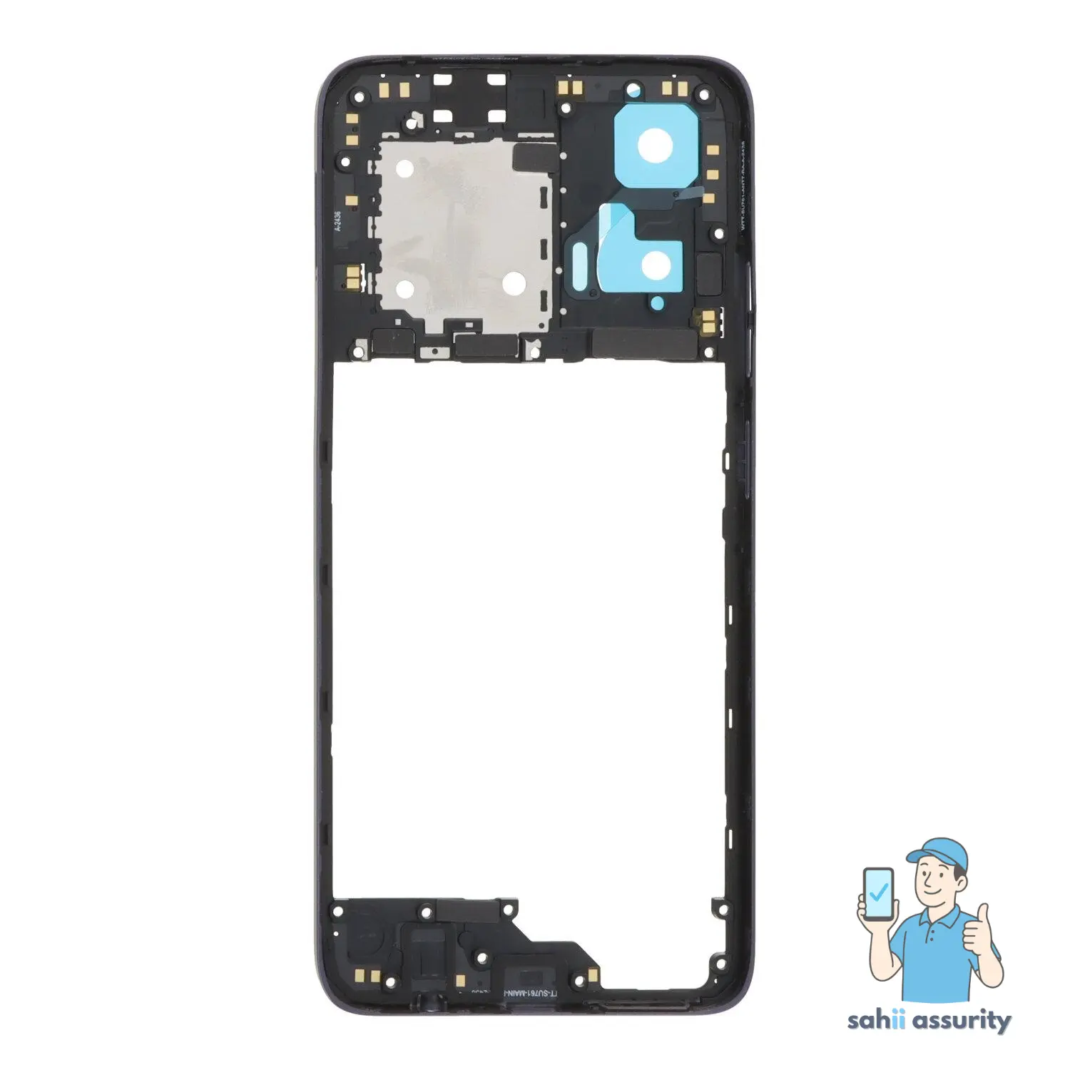 Middle Frame Ring Only for Motorola Moto G35 5G White